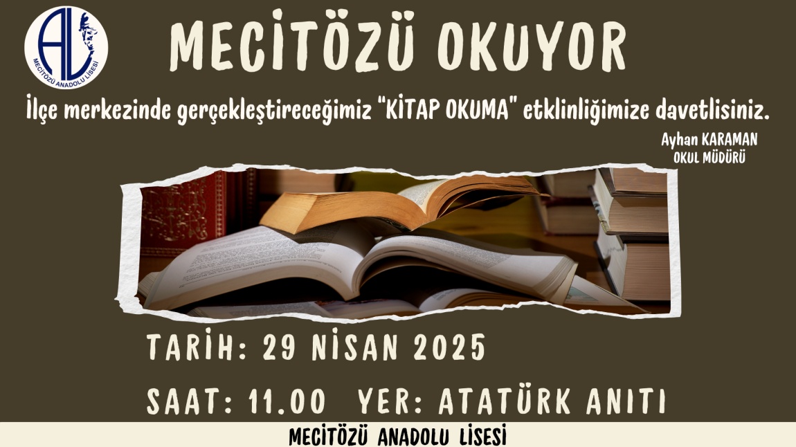 MECİTÖZÜ ANADOLU LİSESİ OKUYOR